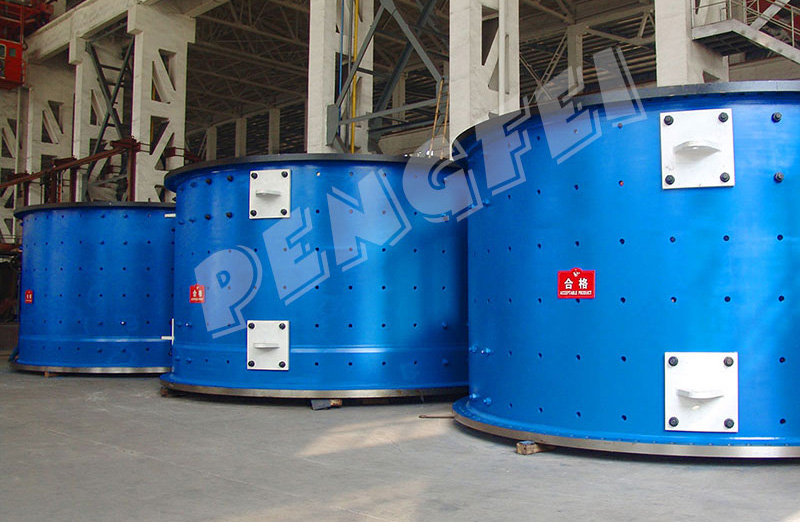 φ5.8×8.7m濕法溢流型礦用球磨機